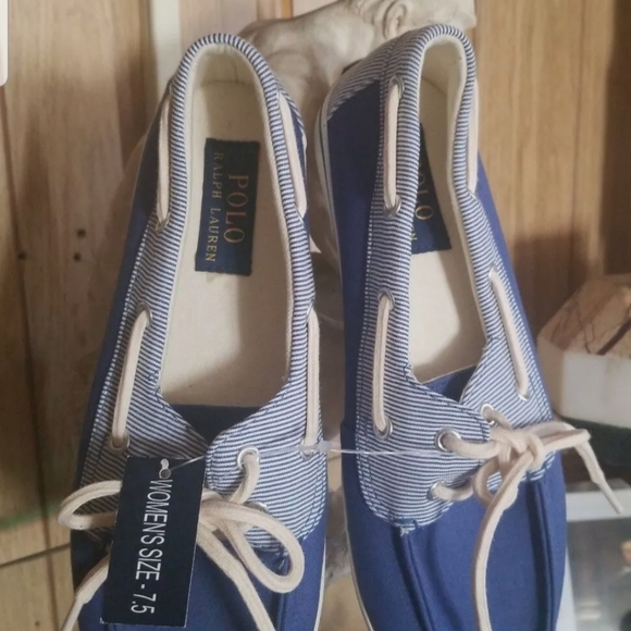 POLO RALPH LAUREN Deck boat shoes Sz. 7.5 - Picture 2 of 7